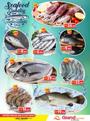 Seafood Sunday - Grand Hyper Al Khail Mall