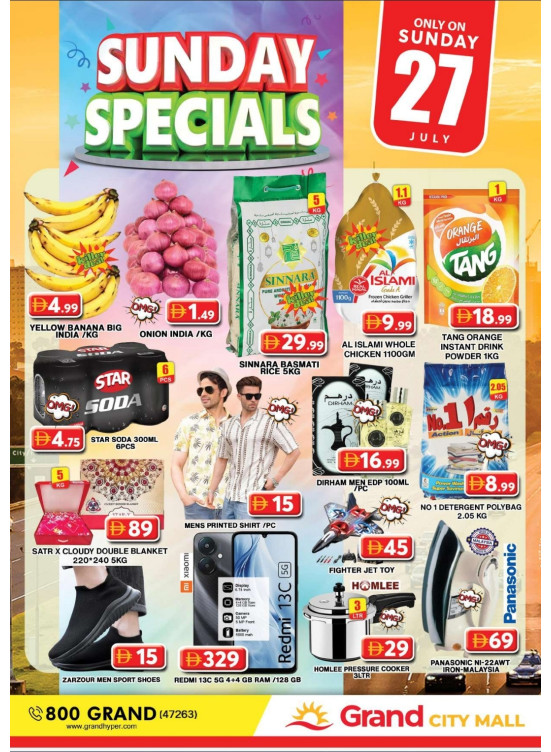 Sunday Specials - Grand City Mall