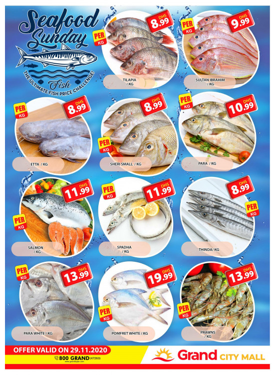 Seafood Sunday - Grand City Mall