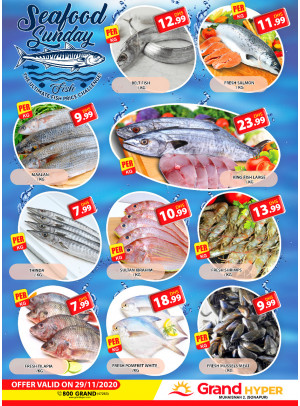 Seafood Sunday - Grand Hyper Muhaisnah