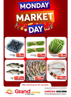 Monday Market Day - Grand Hyper Al Khail Mall