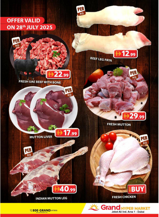 Meat Deals - Grand Hypermarket Jebel Ali
