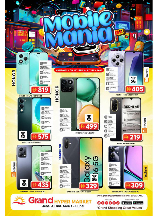 Mobile Mania - Grand Hypermarket Jebel Ali