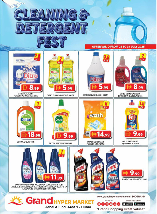 Cleaning Detergent Fest - Grand Hypermarket Jebel Ali