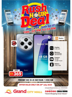 Rush Hour Deal - Grand City Mall