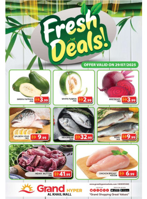 Fresh Deals - Grand Hyper Al Khail Mall