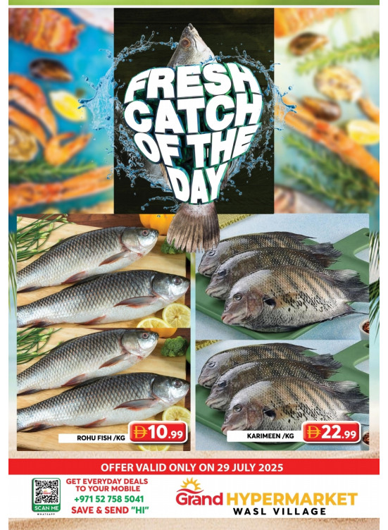Catch of The Day - Wasl Village, Dubai