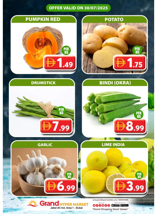 Veggie Wednesday - Grand Hypermarket Jebel Ali