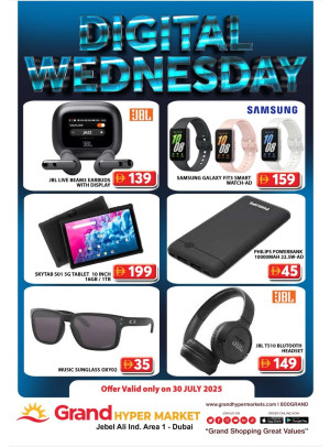 Digital Wednesday - Grand Hypermarket Jebel Ali