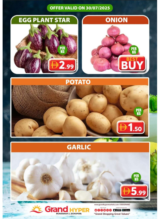 Veggie Wednesday - Grand Hyper Muhaisnah