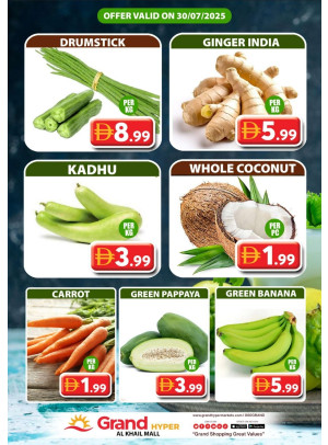Veggie Wednesday - Grand Hyper Al khail Mall