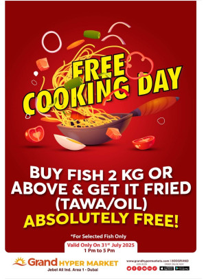 Free Cooking Day - Grand Hypermarket Jebel Ali