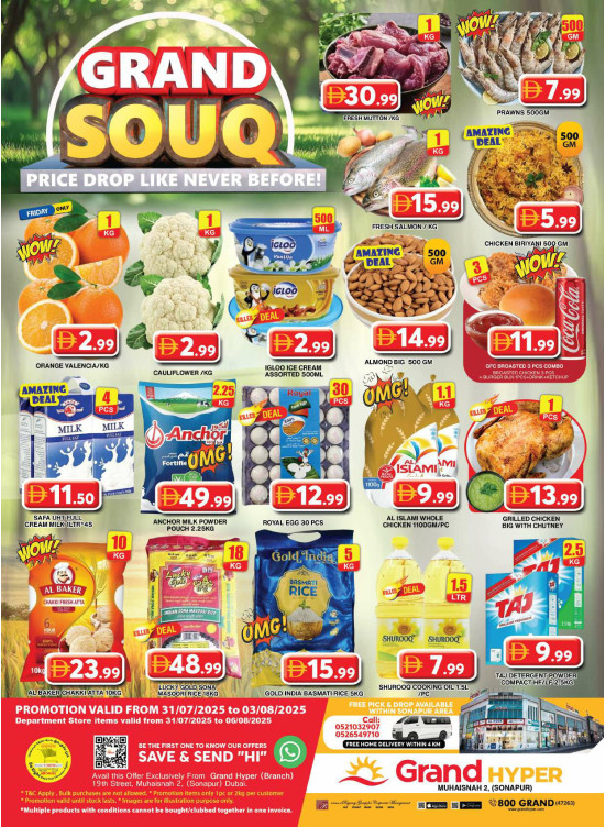 Weekend Deals - Grand Hyper Muhaisnah