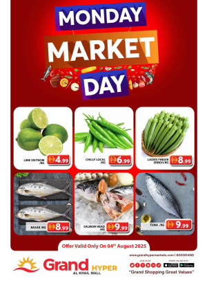 Monday Market Day - Grand Hyper Al Khail Mall