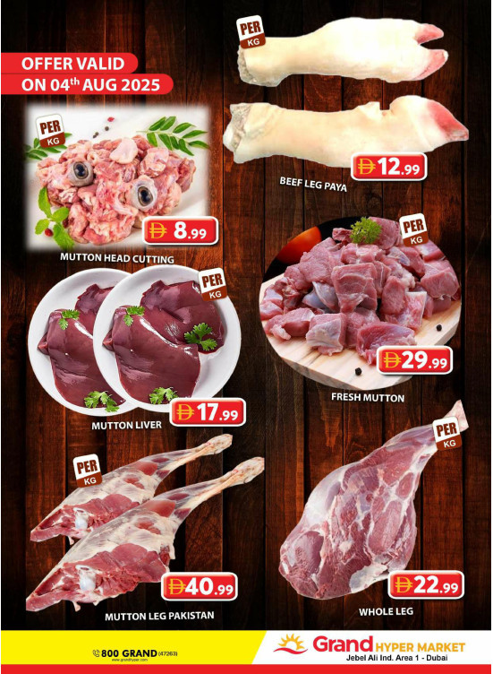 Meat Deals - Grand Hypermarket Jebel Ali
