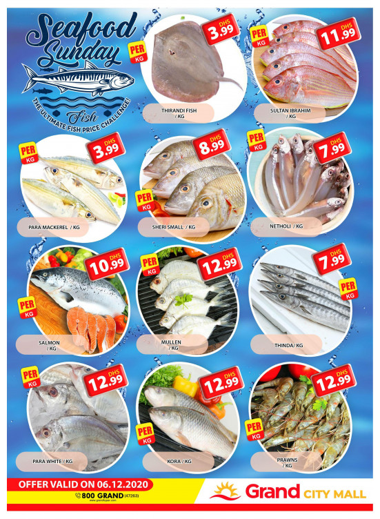 Seafood Sunday - Grand City Mall
