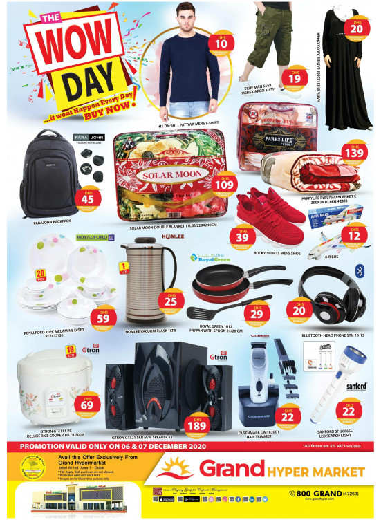 Wow Day - Grand Hypermarket Jebel Ali