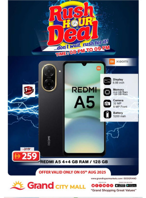 Rush Hour Deal - Grand City Mall