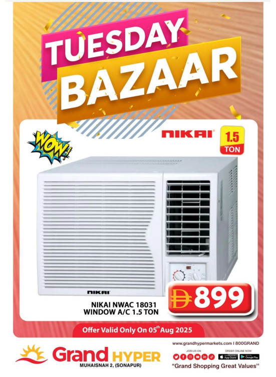 Tuesday Bazar - Grand Hyper Muhaisnah
