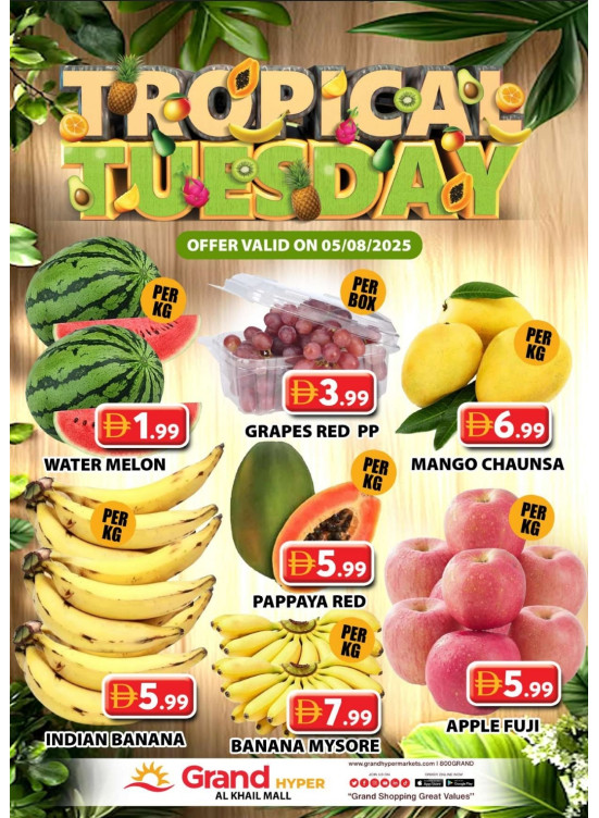 Fruitilicious Tuesday - Grand Hyper Al Khail Mall