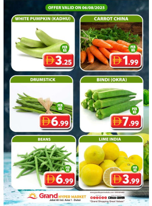 Veggie Wednesday - Grand Hypermarket Jebel Ali