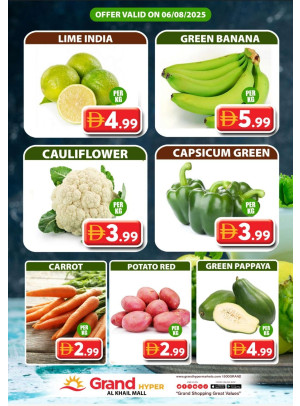 Veggie Wednesday - Grand Hyper Al khail Mall