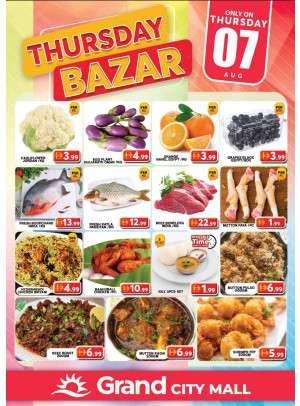 Thursday Bazar - Grand City Mall