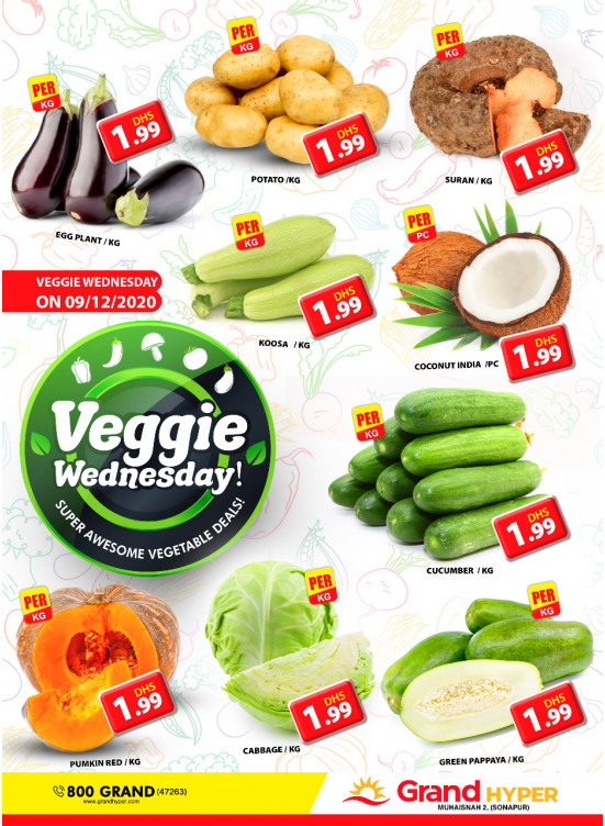 Veggie Wednesday - Grand Hyper Muhaisnah