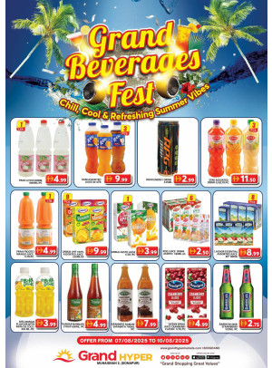 Grand Beverages Feast - Grand Hyper Muhaisnah