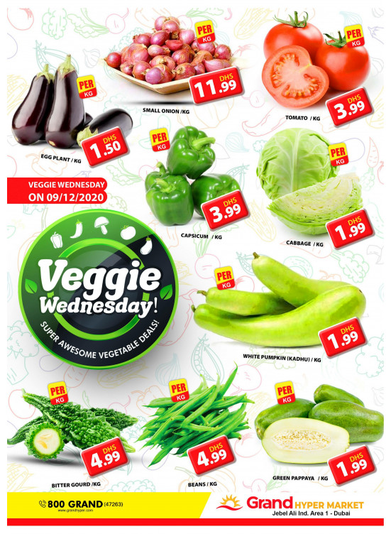 Veggie Wednesday - Grand Hypermarket Jebel Ali