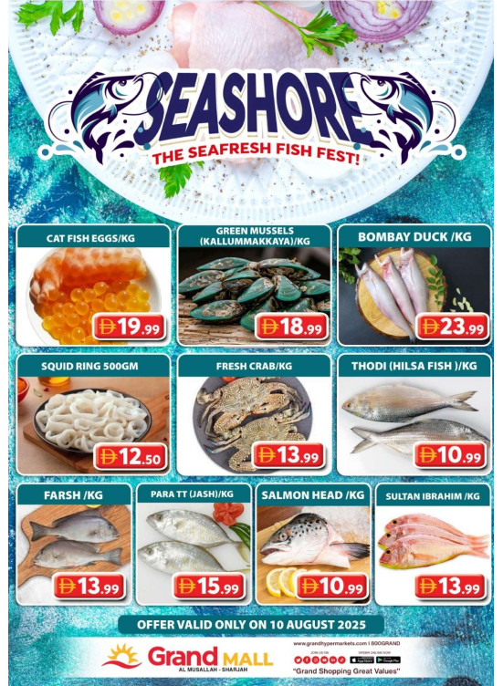 Seafood Sunday - Grand Mall Sharjah