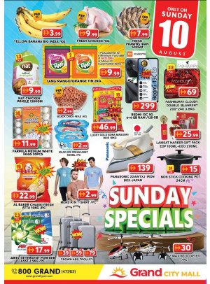 Sunday Specials - Grand City Mall