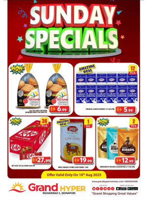 Sunday Specials - Grand Hyper Muhaisnah