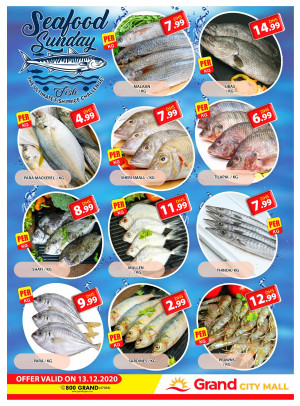 Seafood Sunday - Grand City Mall