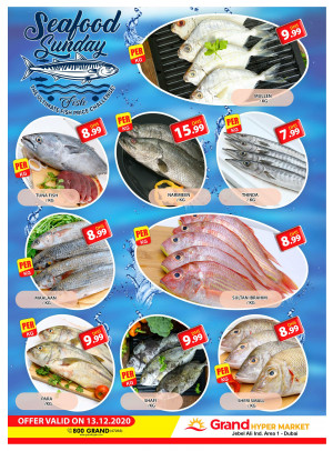 Seafood Sunday - Grand Hypermarket Jebel Ali