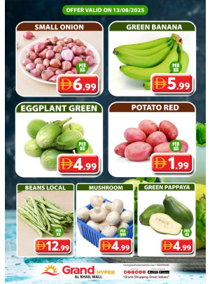 Veggie Wednesday - Grand Hyper Al khail Mall