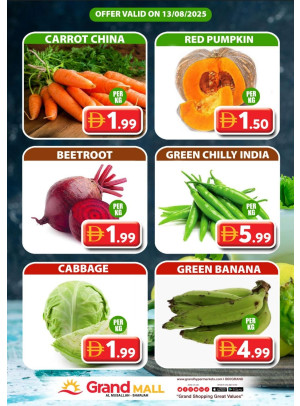 Veggie Wednesday - Grand Mall Sharjah