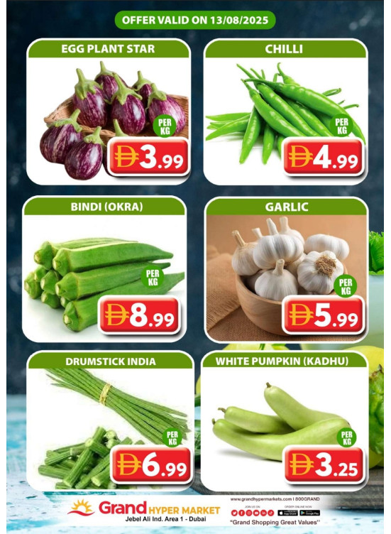 Veggie Wednesday - Grand Hypermarket Jebel Ali