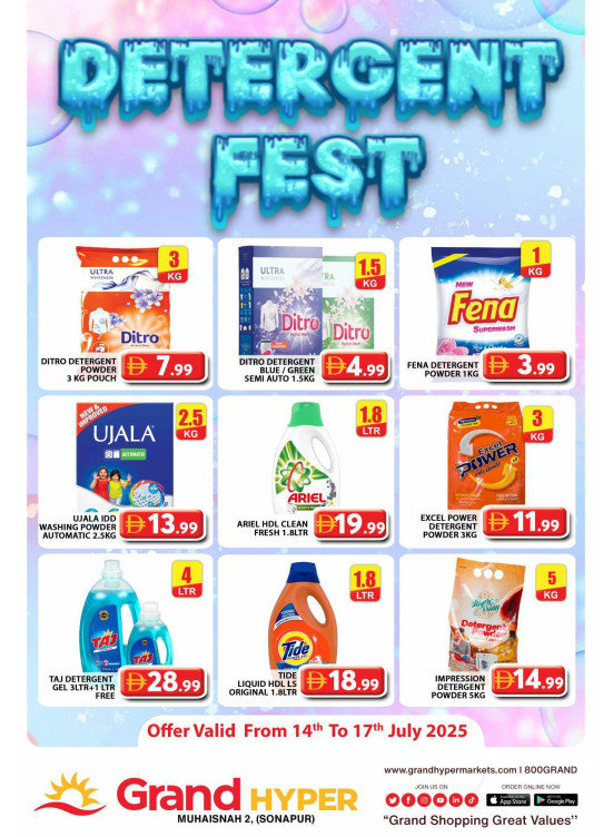Detergent Fest - Grand Hyper Muhaisnah