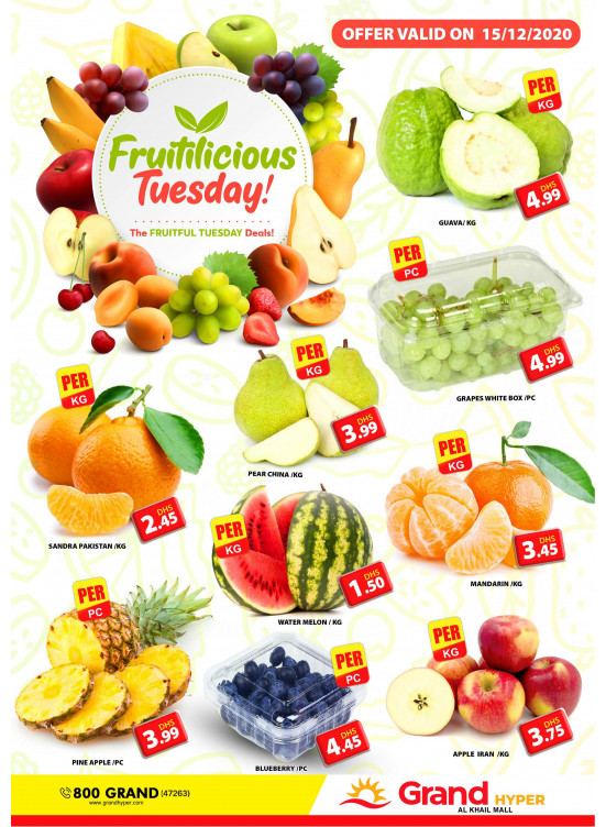 Fruitilicious Tuesday - Grand Hyper Al Khail Mall