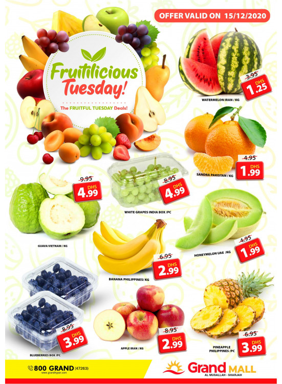 Fruitilicious Tuesday - Grand Mall Sharjah