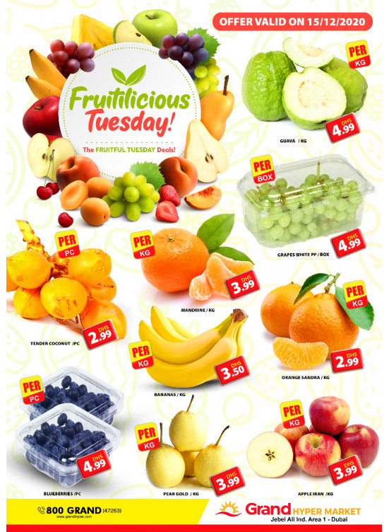 Fruitilicious Tuesday - Grand Hypermarket Jebel Ali