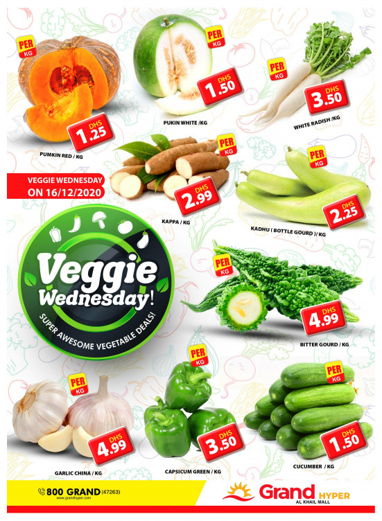 Veggie Wednesday - Grand Hyper Al khail Mall