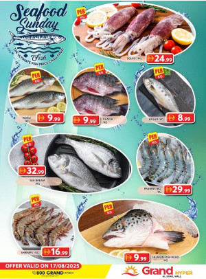 Seafood Sunday - Grand Hyper Al Khail Mall