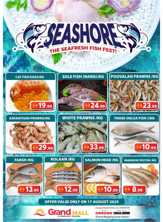 Seafood Sunday - Grand Mall Sharjah