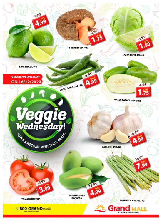 Veggie Wednesday - Grand Mall Sharjah