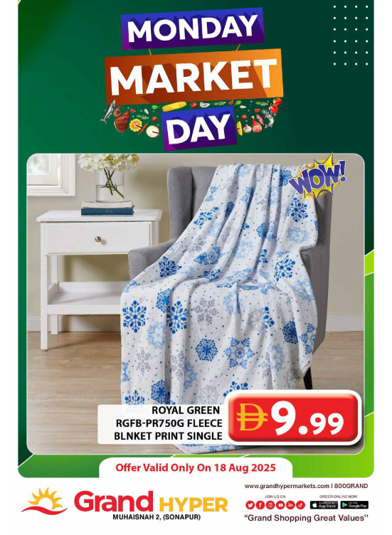 Monday Market Day - Grand Hyper Muhaisnah