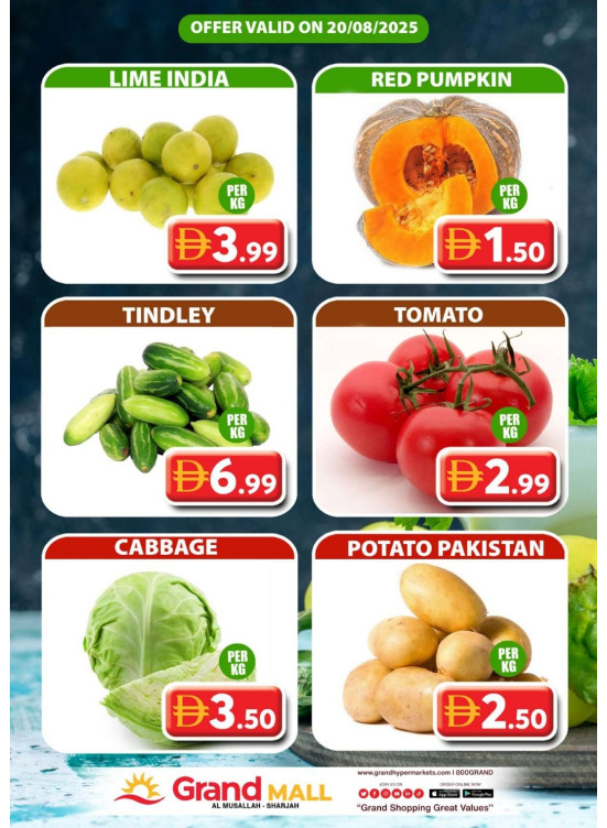 Veggie Wednesday - Grand Mall Sharjah