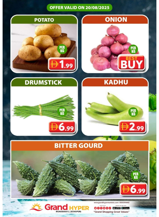 Veggie Wednesday - Grand Hyper Muhaisnah