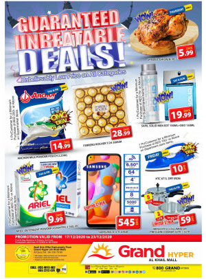 Guaranteed Unbeatable Deals - Grand Hyper Al Khail Mall